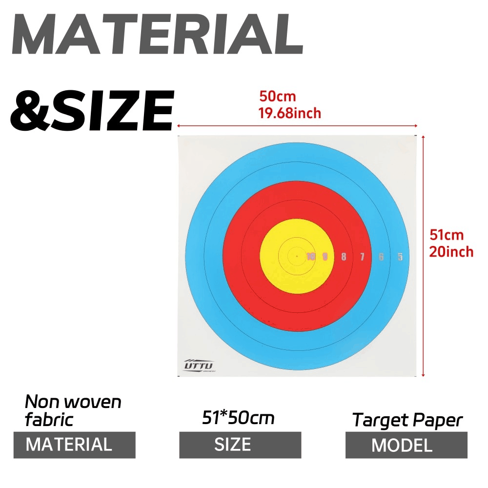 Non-Woven Archery Targets for Shooting Practice 10pcs