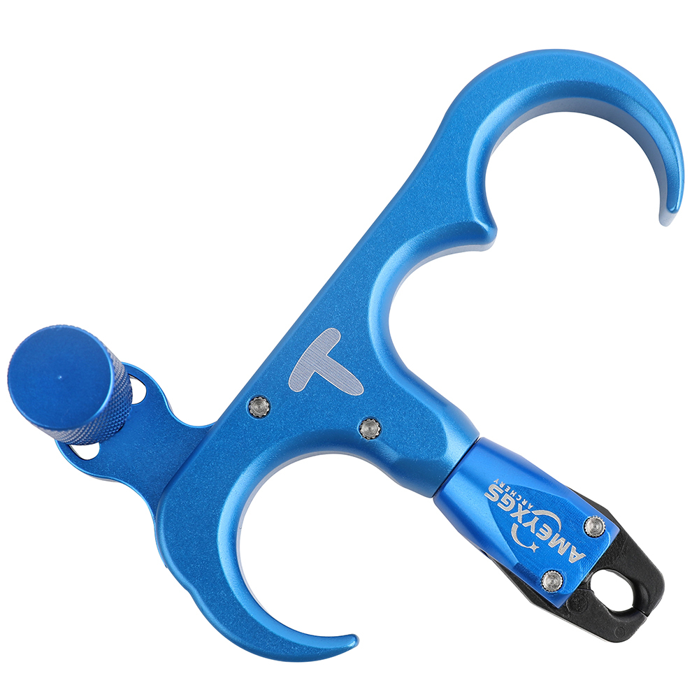 AME ARCHERY T-Space Aluminum Alloy Archery Release Blue