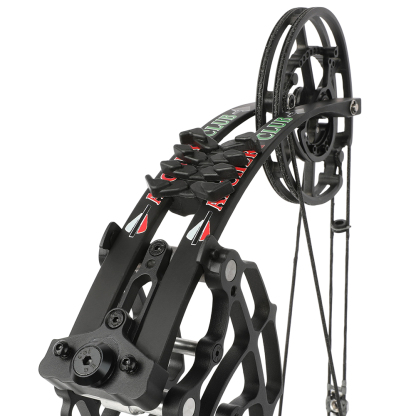 AME ARCHERY Dual-Use Compound Bow — Black (Steel-Ball Kit)