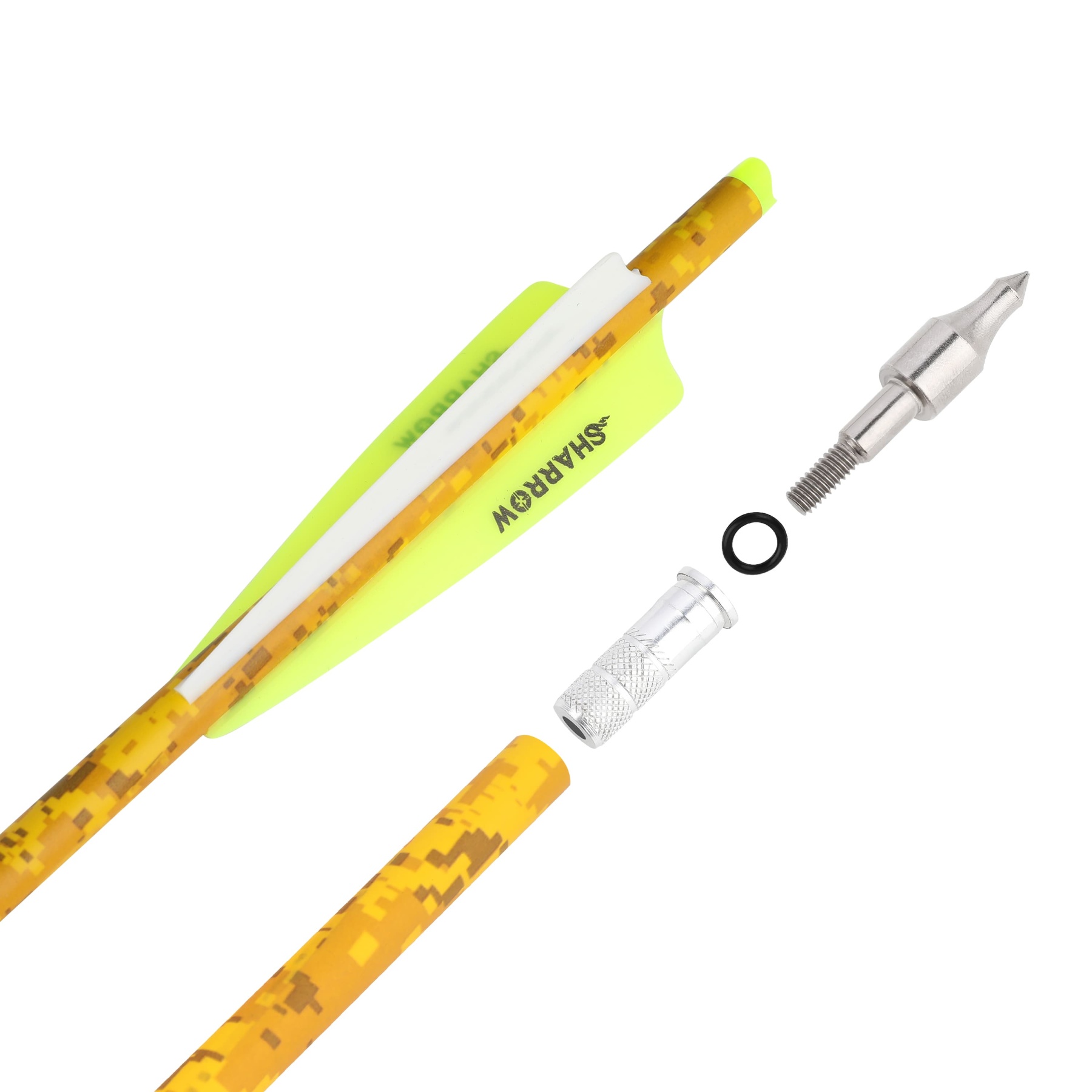 12X Archery Carbon Bolts Arrows 16" 18" Vanes Bow Hunting Shoot