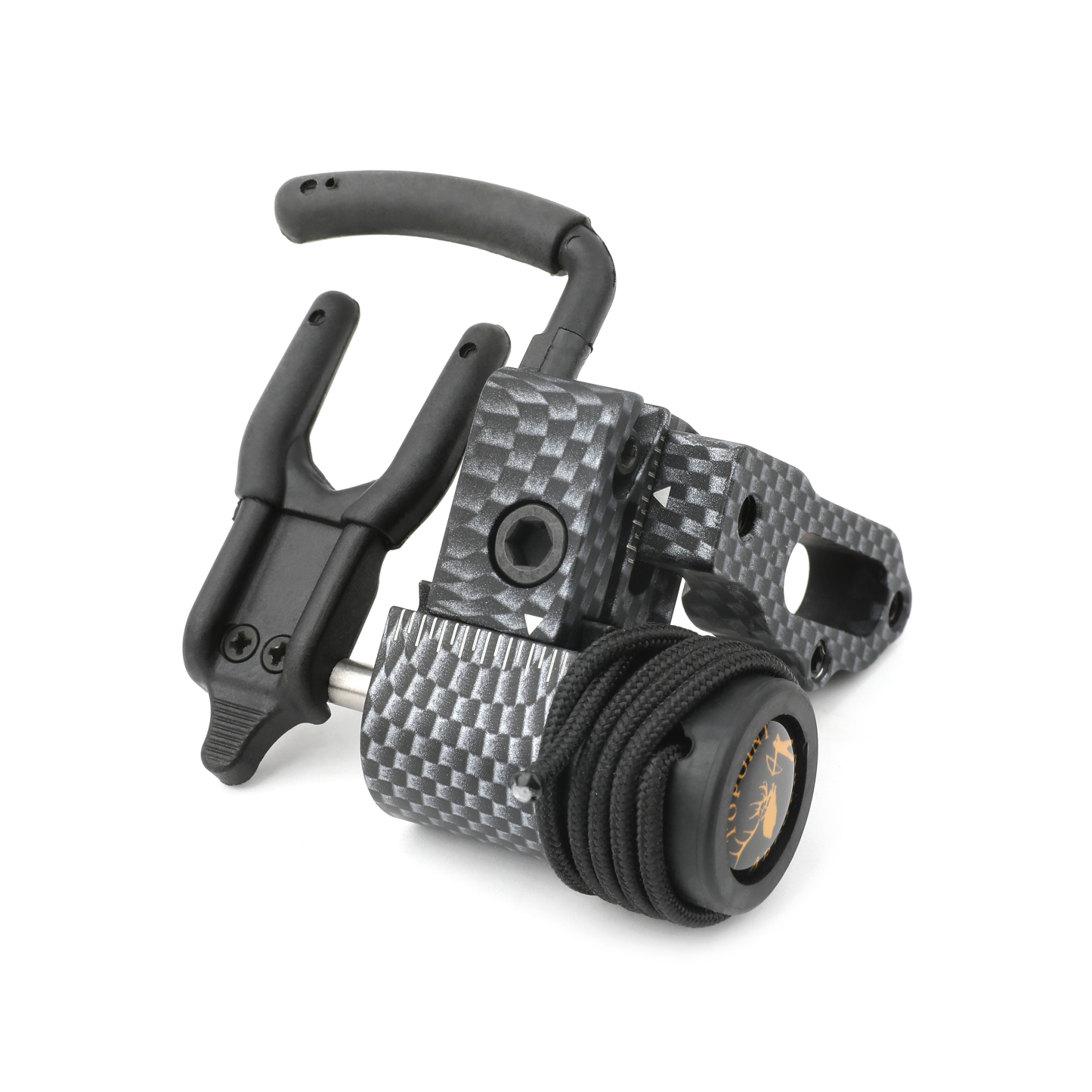 Topoint TP814 Archery Arrow Rest, CNC Aluminum Alloy, Micro-Adjustable, Left/Right Handed