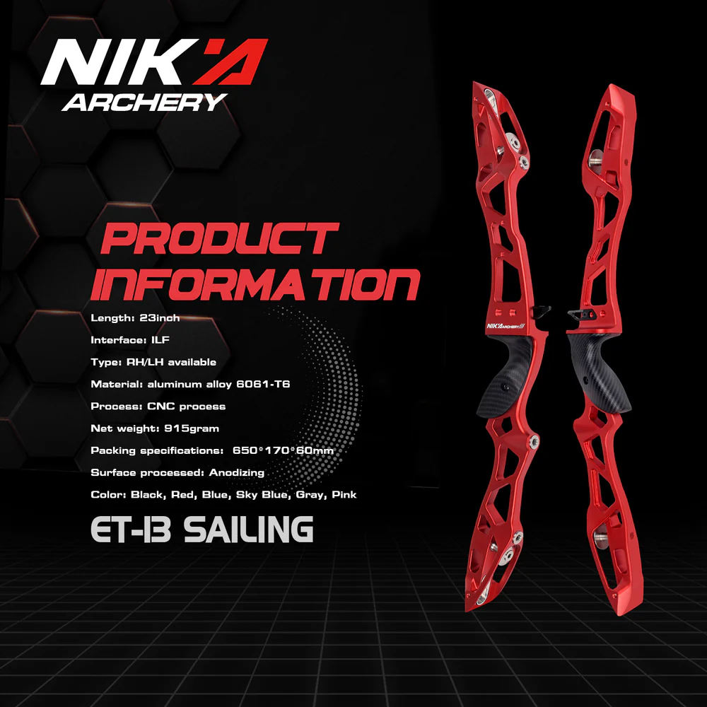 ET-13 Sailing 23inch ILF Recurve Riser for Right Hand Left Hand