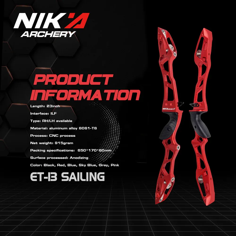 ET-13 Sailing 23inch ILF Recurve Riser for Right Hand Left Hand