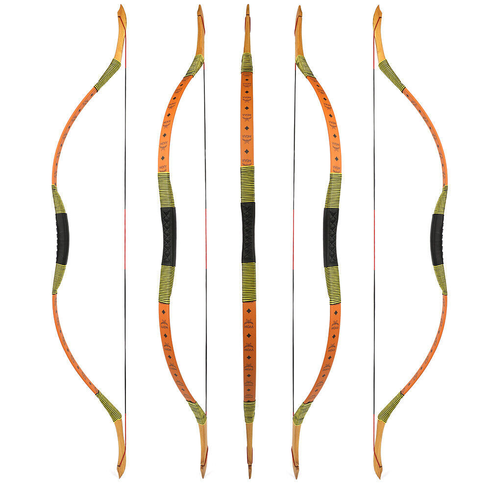 AME ARCHERY Traditional Recurve Bow – 20–50lbs for Target Practice & Outdoor Shooting