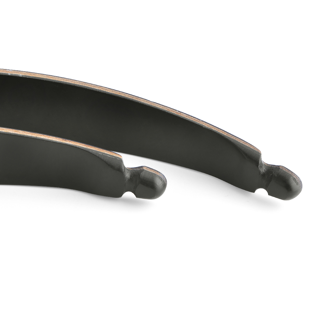 Black Hunter 60" Recurve Bow Set – Gray Laminated Bamboo Limbs