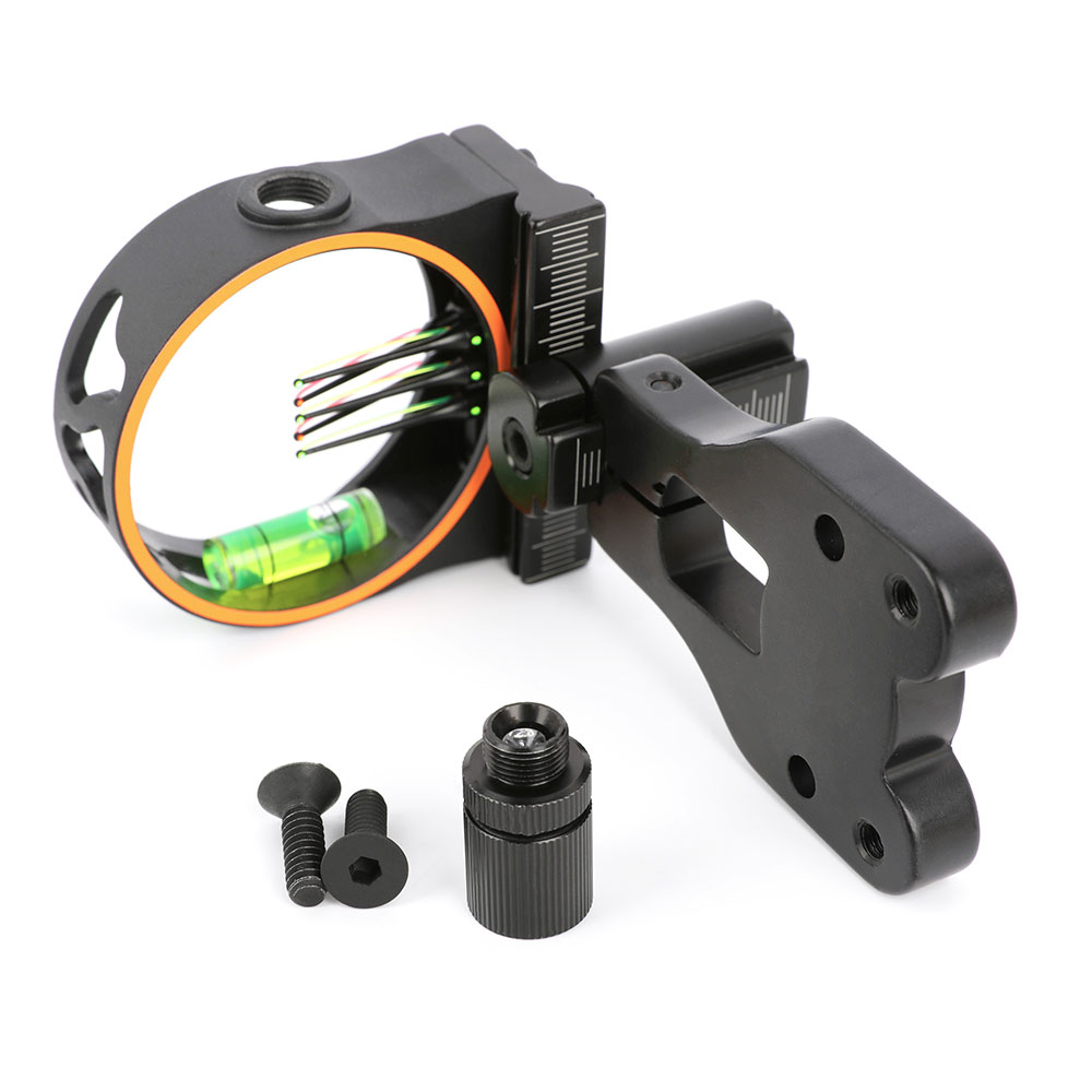 AME ARCHERY HS105 5-Pin Fiber Optic Bow Sight – Compact and Durable