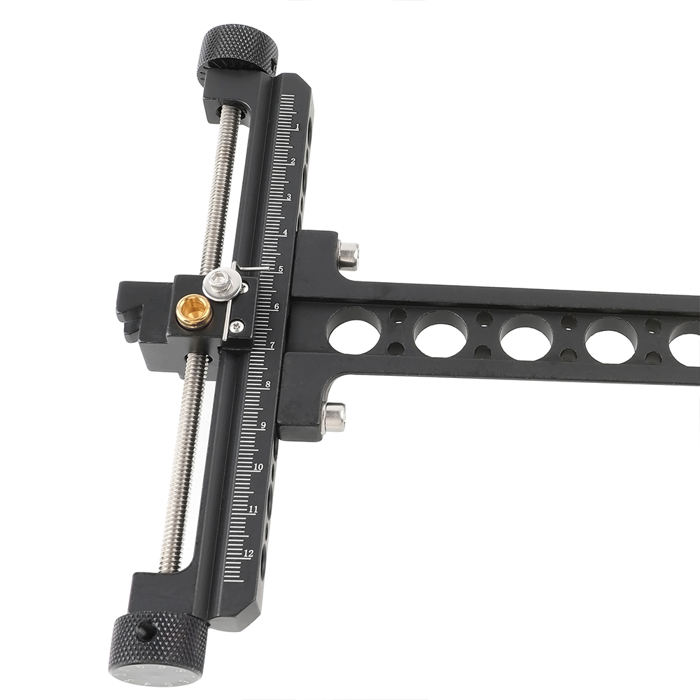 TP8510 Compound Bow Sight - Adjustable, CNC Machined, with Micro-Adjustable Fiber Optic