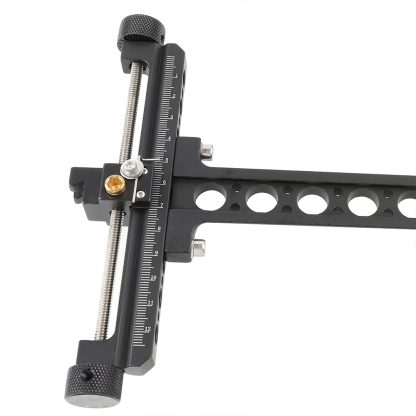 TP8510 Compound Bow Sight - Adjustable, CNC Machined, with Micro-Adjustable Fiber Optic