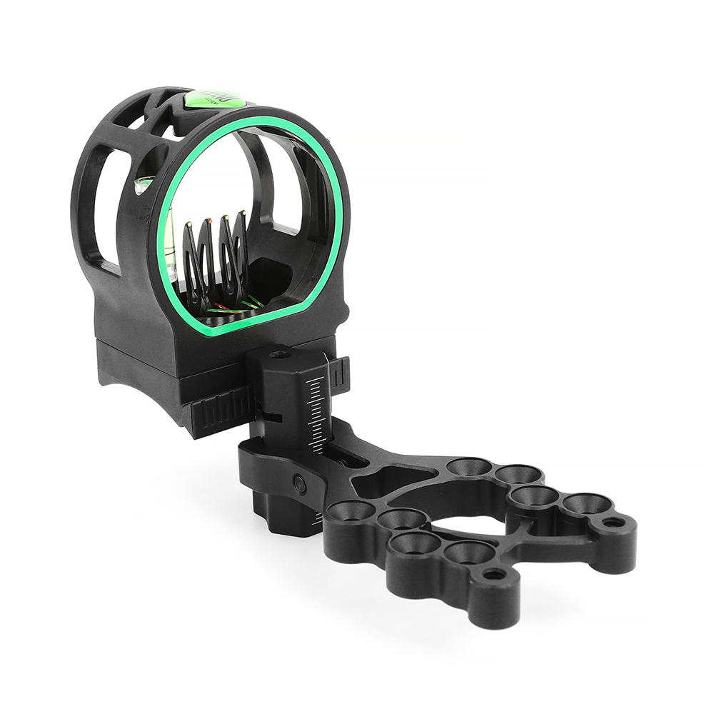 AME ARCHERY M1 5-Pin Bow Sight - Adjustable, Flip-Mount, CNC Machined Aluminum