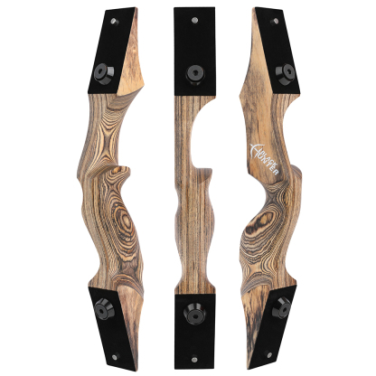 BLACK HUNTER  Takedown Recurve Bow – 60", 20–60lbs, Transparent Fiberglass Bamboo Core, Techwood Riser