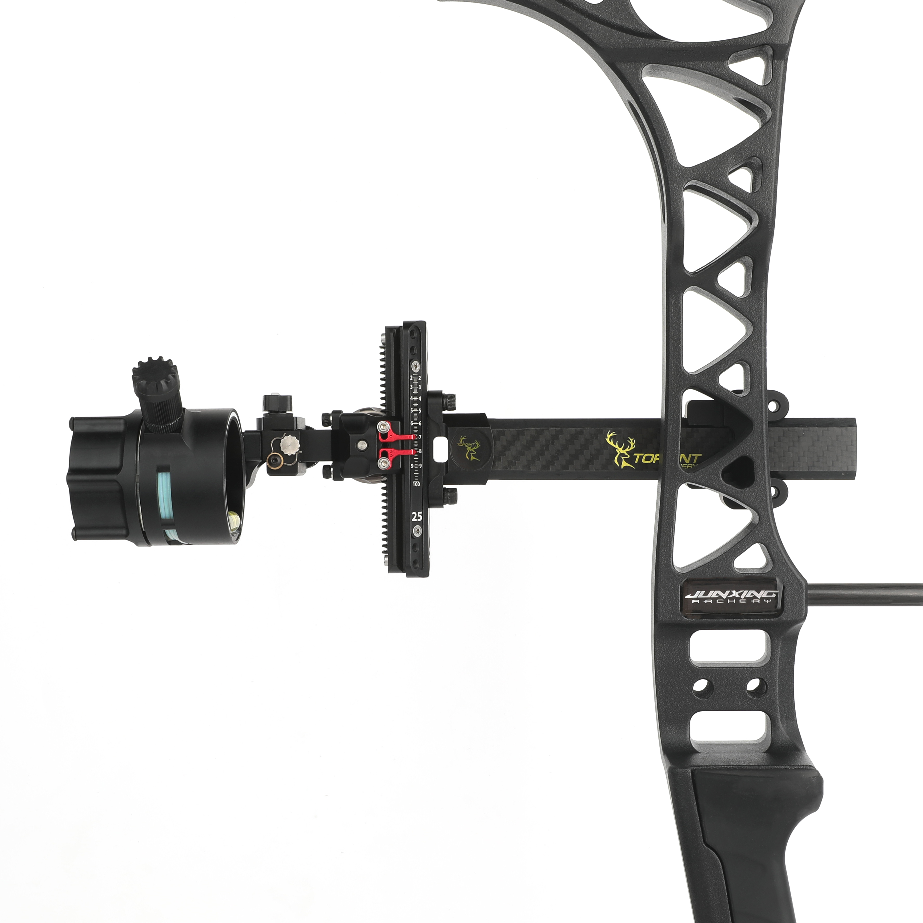 1 Pin Compound Bow Sight 0.019" Micro Fiber Archery Hunting