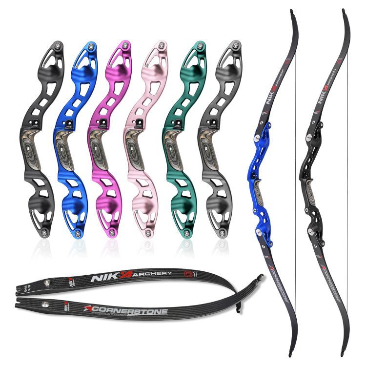 NIKA ET‑10 Tomahawk 62" ILF Hunting Recurve Bow Arrows Kit RH/LH