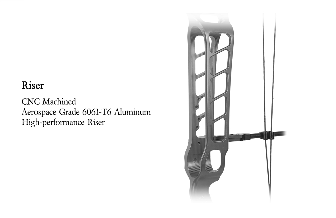 Sanlida Archery 37” Hero 10 II Target Compound Bow (Flexible Draw Wall Edition) Small Cam