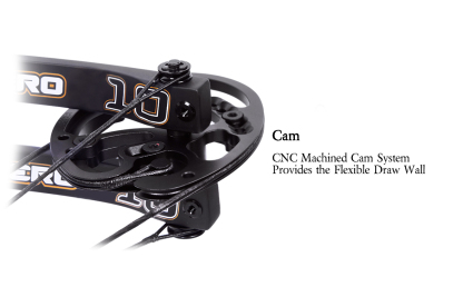 Sanlida Archery 37” Hero 10 II Target Compound Bow (Flexible Draw Wall Edition) Small Cam