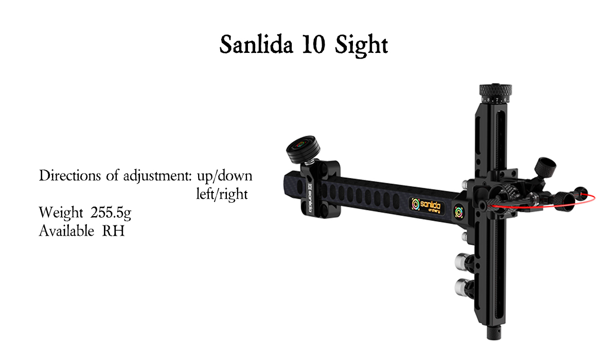SANLIDA Miracle 10 ILF Target Recurve Bow Kit Black