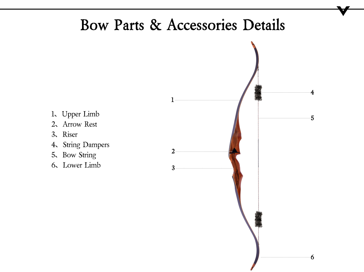 SANLIDA ARCHERY Royal X8 60" Traditional One-Piece Wood Hunting Bow Kit