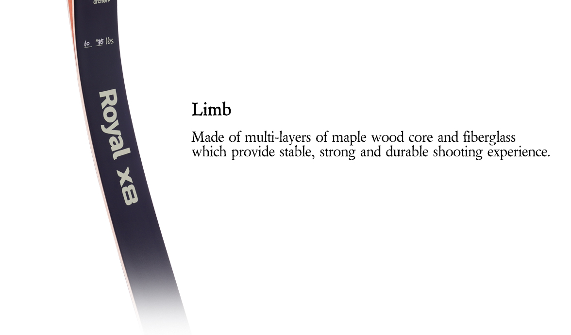 SANLIDA ARCHERY Royal X8 60" Traditional One-Piece Wood Hunting Bow Kit
