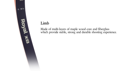 SANLIDA ARCHERY Royal X8 60" Traditional One-Piece Wood Hunting Bow Kit