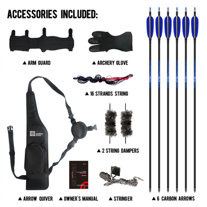 SANLIDA Eagle X9 58" Standard Takedown Hunting Bow Kit