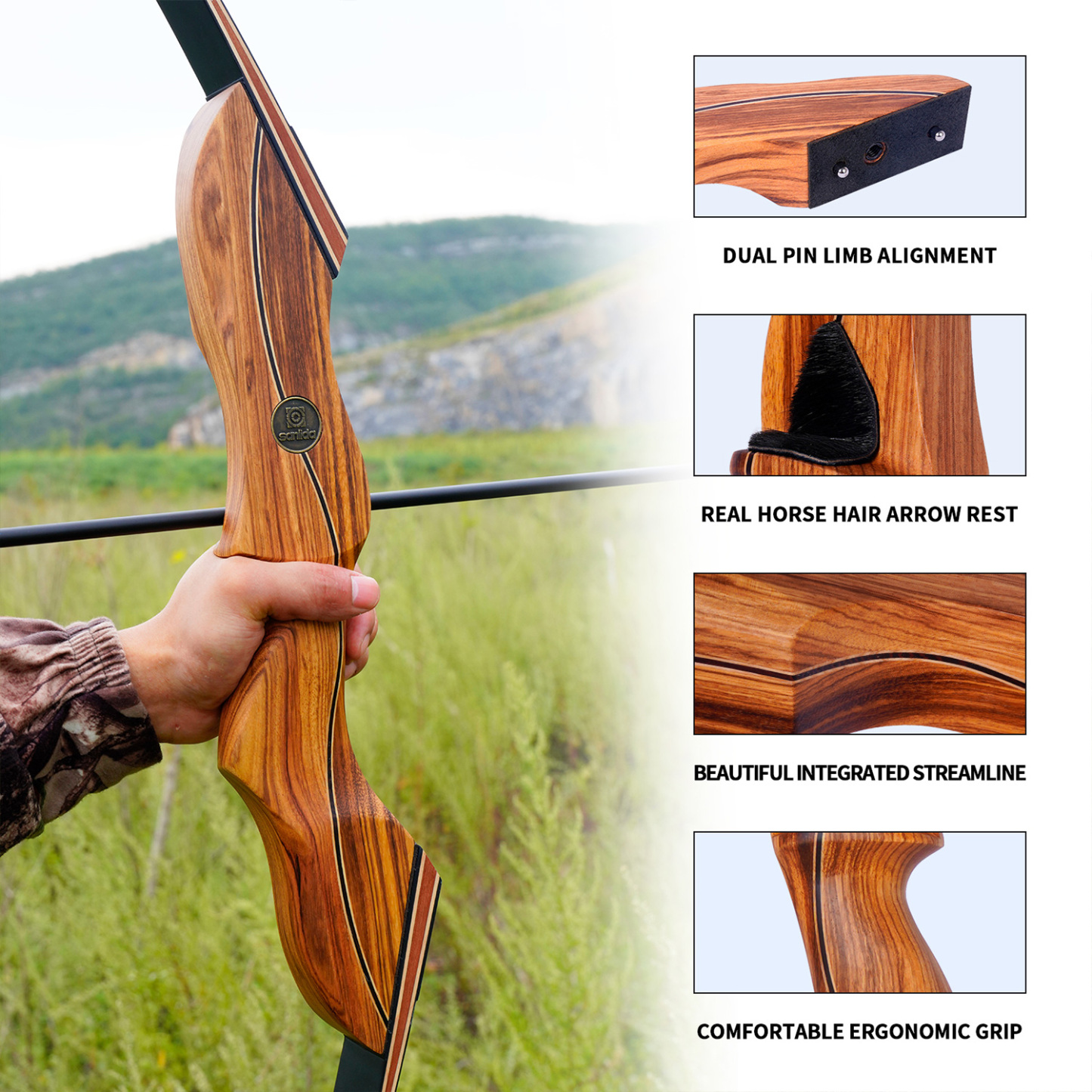 SANLIDA Eagle X9 58" Standard Takedown Hunting Bow Kit