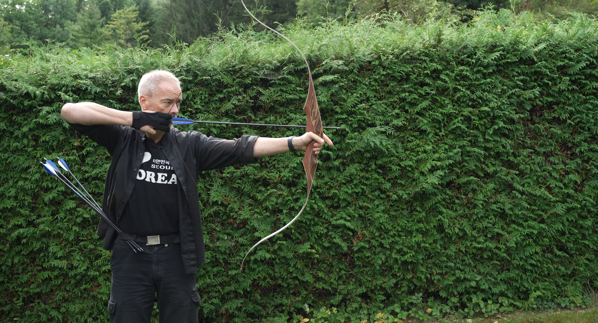 SANLIDA ARCHERY Royal X8 60" Traditional One-Piece Wood Hunting Bow Kit
