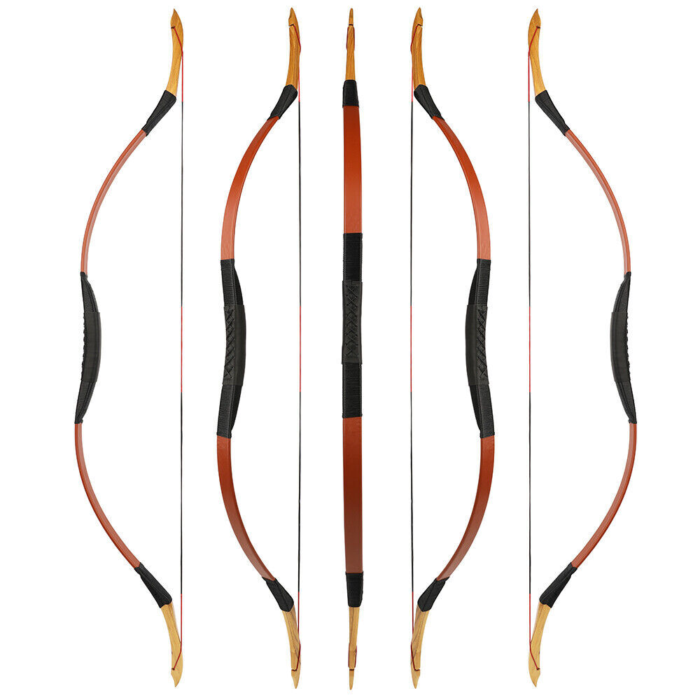AME ARCHERY Traditional Recurve Bow – 20–50lbs for Target Practice & Outdoor Shooting
