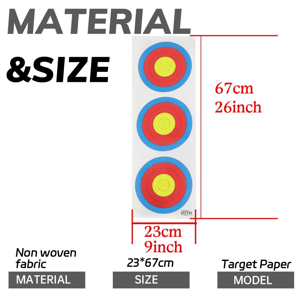Non-Woven Archery Targets for Shooting Practice 10pcs