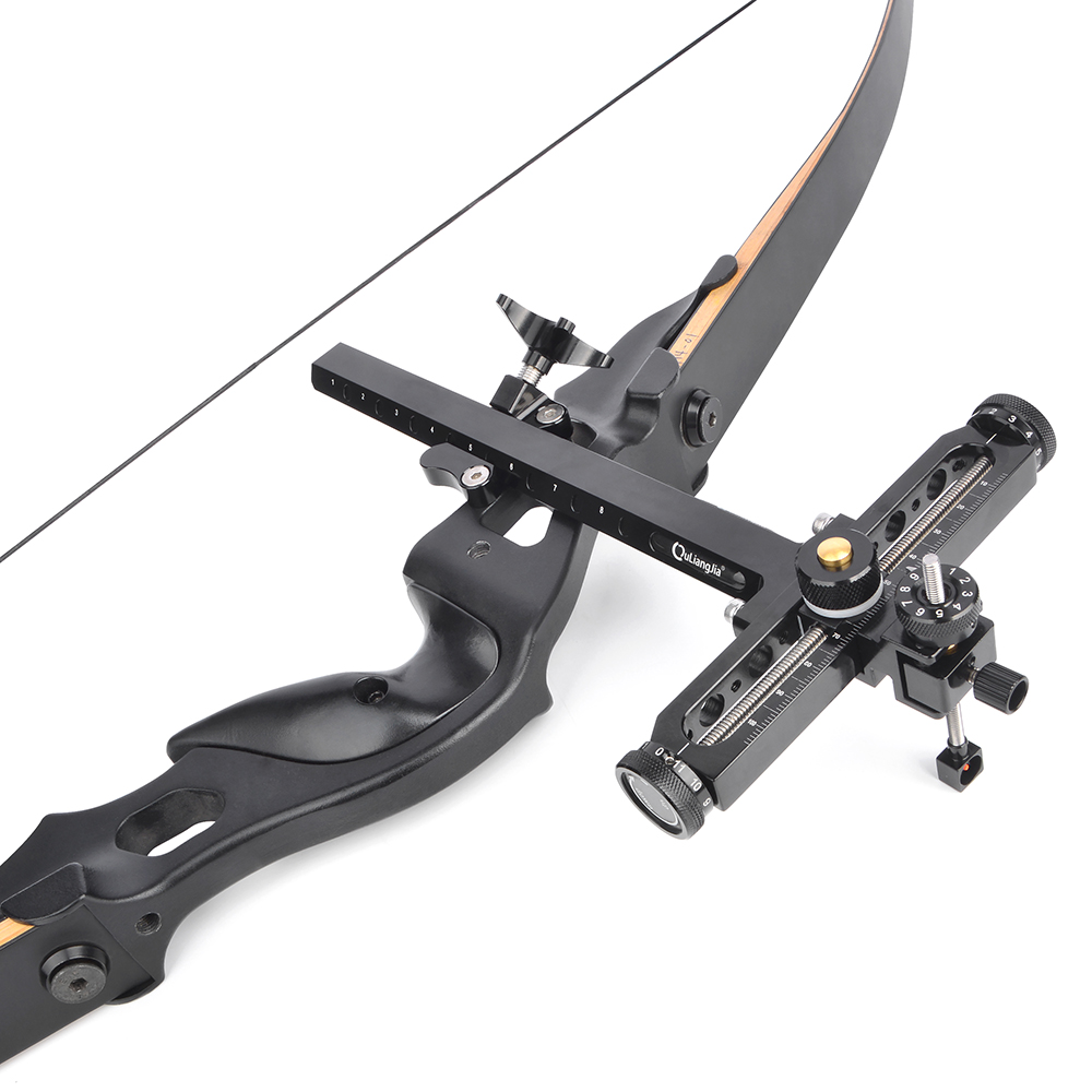 AME ARCHERY AKT-QT517B Sight Adjustable Recurve Bow Sight (Competition Grade)