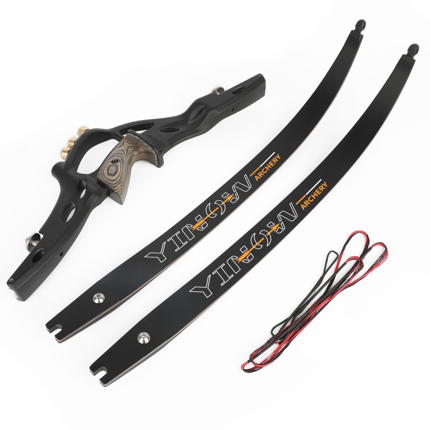 62" ILF Recurve Bow 19" Riser for Archery Hunting 20-50lbs 