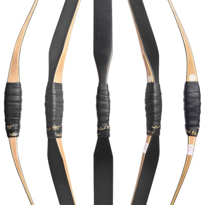 58 inch Traditional  Handmade Triangle Longbow 15-50lbs 