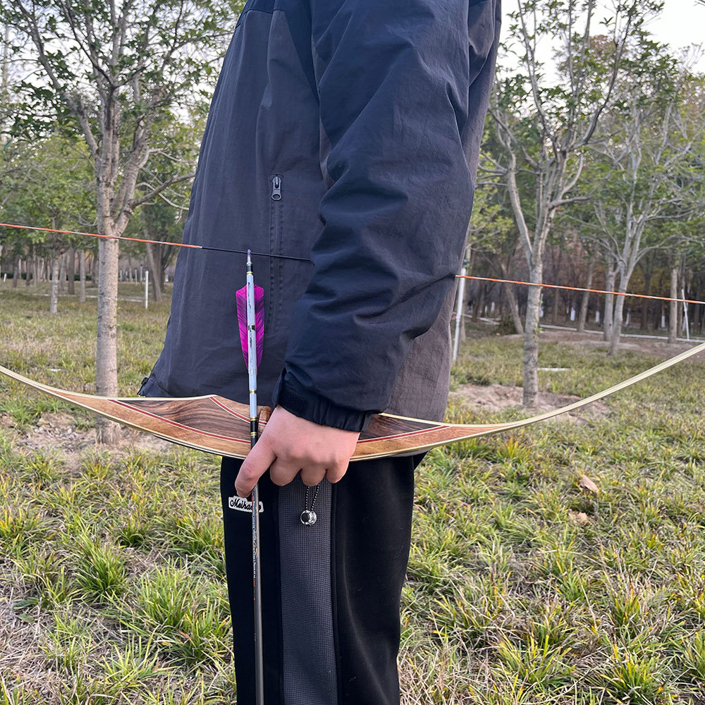 Traditional Recurve Bow Set 30-60lbs Archery Hunting Longbow 