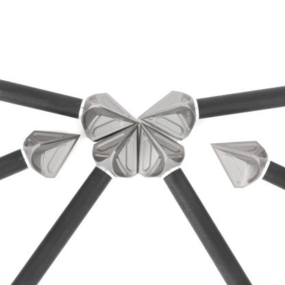 100Gr Stainless Steel Screw-in Broadhead Arrowhead Tip Hunting Target