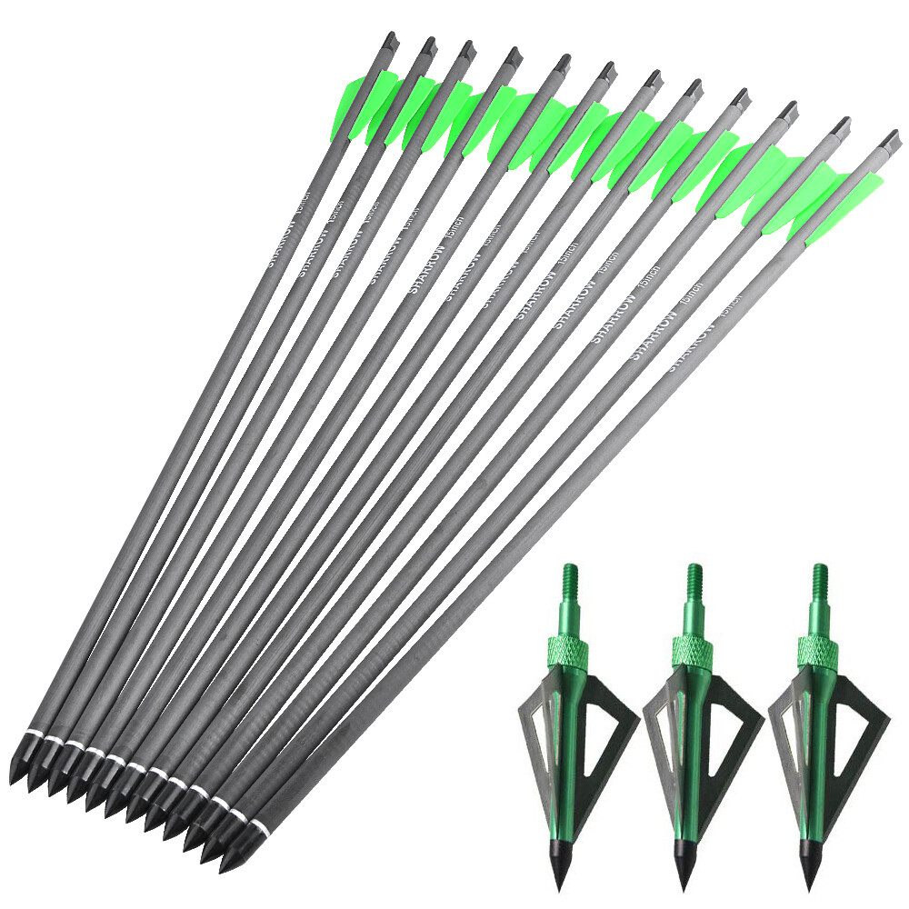 Carbon Arrows 7.5" 15" Mini Bow Bolts Archery Hunting
