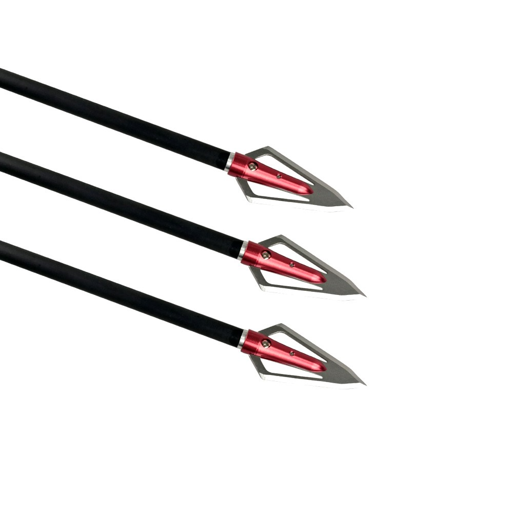  Hunting Blade Arrowheads Broadheads Tips Bow Shooting