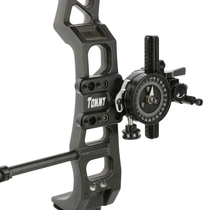 Fire Pig Single Pin Sight 0.019" Fiber Optic for Compound Bows