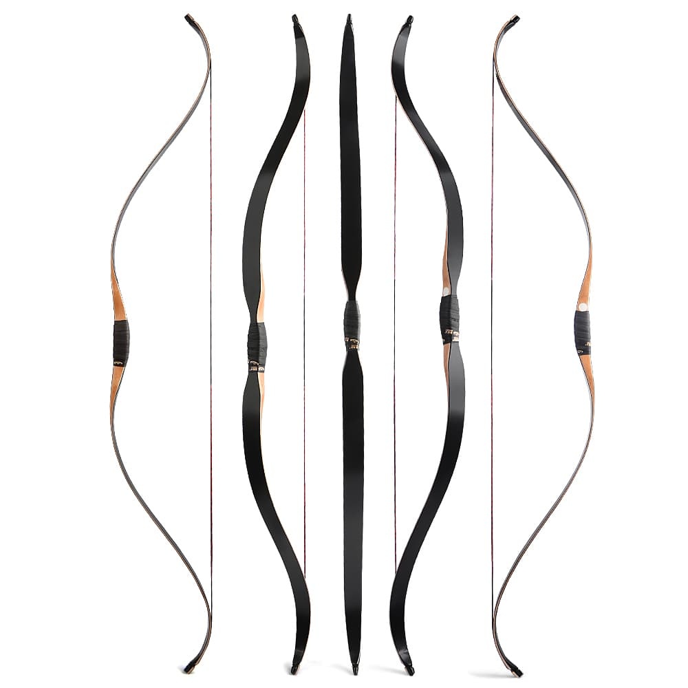Traditional Bow 15-50lbs Recurve Longbow Archery Target bow
