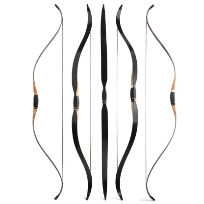 Traditional Bow 15-50lbs Recurve Longbow Archery Target bow