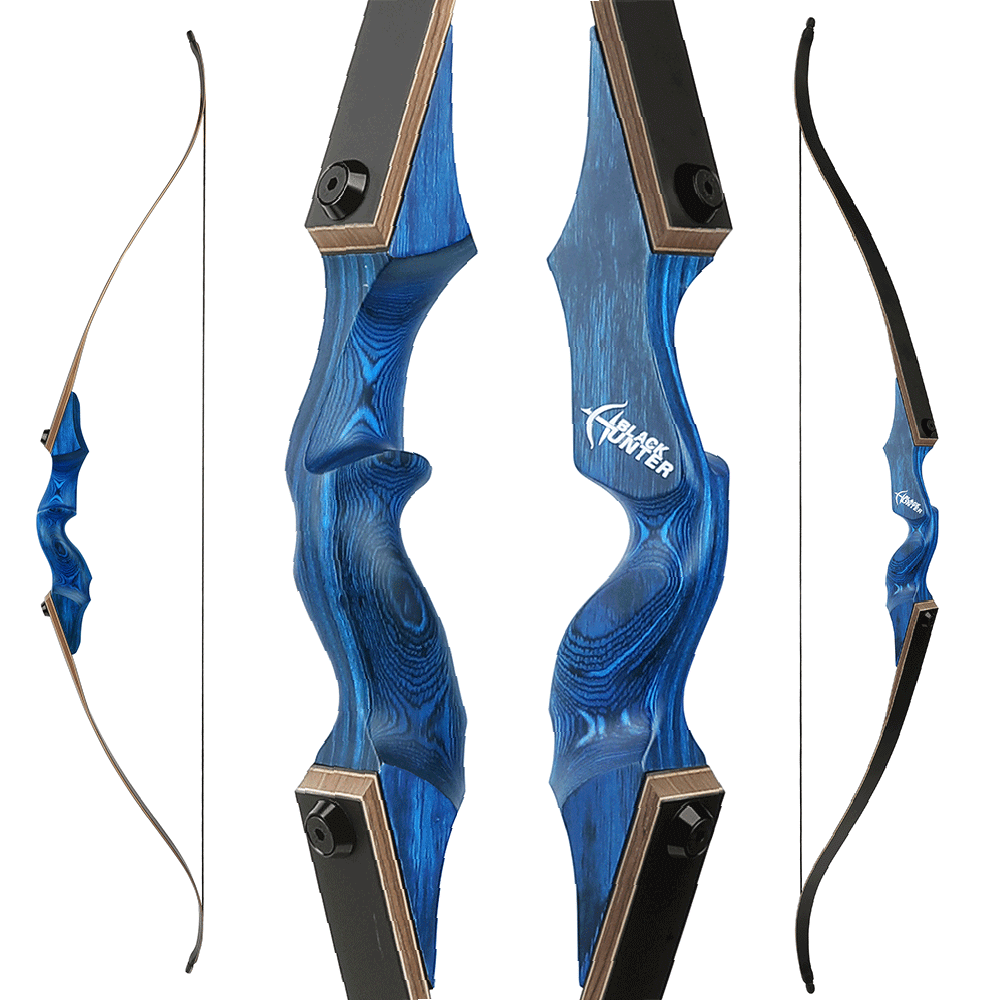 BlackHunter Recurve Bow and Arrows Set 20-60lbs 