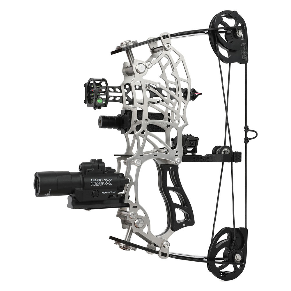 AME ARCHERY Short Axle Compound Bow (Style A) – Adjustable 15–32lbs(Mini Bow)