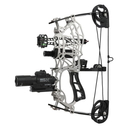 AME ARCHERY Short Axle Compound Bow (Style A) – Adjustable 15–32lbs(Mini Bow)