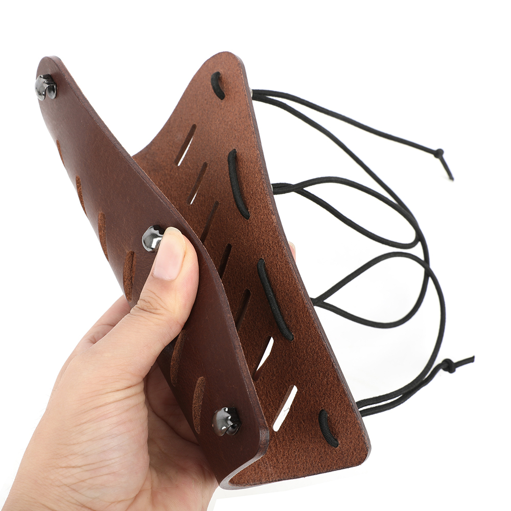 AME ARCHERY Full-Grain Tree Wax Leather Arm Guard