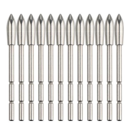 AME ARCHERY 3.2mm Stainless Steel Arrowheads(12pcs)