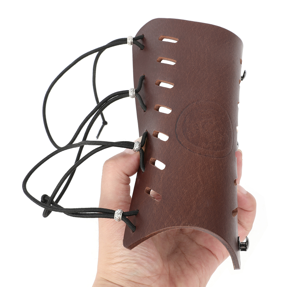 AME ARCHERY Full-Grain Tree Wax Leather Arm Guard