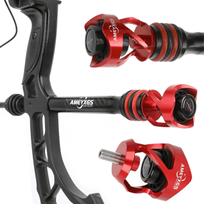 Bow Stabilizer Weight With Aluminum Alloy & Rubber Construction