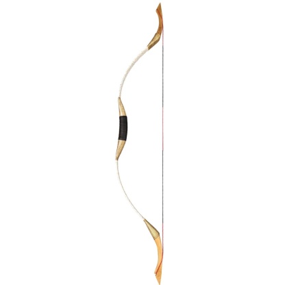 Traditional Mongolian Recurve Bow Kit 25–55lbs Wooden Archery