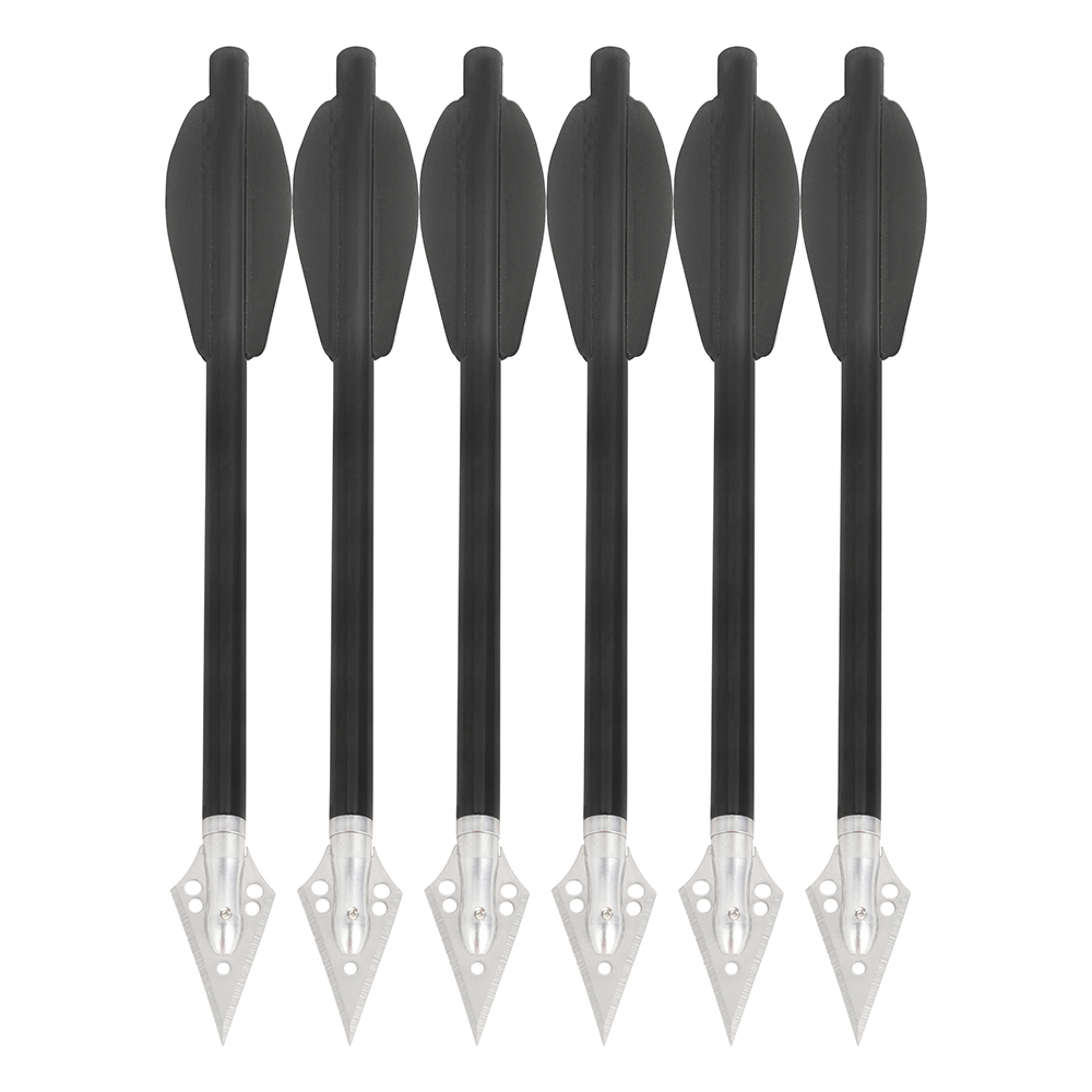 Wolf Fang Mini Aluminum Crossbow Bolts for 50–80lbs Crossbows (12pcs)
