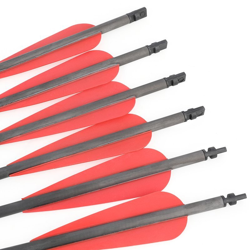 AME ARCHERY Carbon Arrows for Arrow Launcher (6pcs)