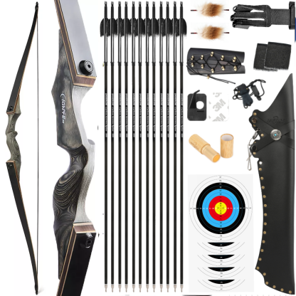 Blackhunter 60" Longbow Arrow Set  20-60lbs RH LH