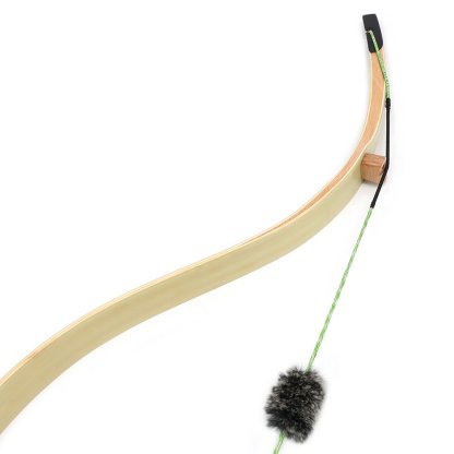 Moyun Traditional Laminated Recurve Bow – Bamboo Core & Clear Fiberglass, 20–45lbs
