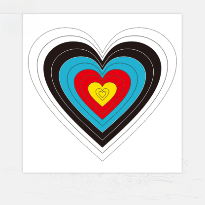 Ali Archery Target Paper Series – Five Venoms, Red Heart, Chinese Zodiac (20pcs)